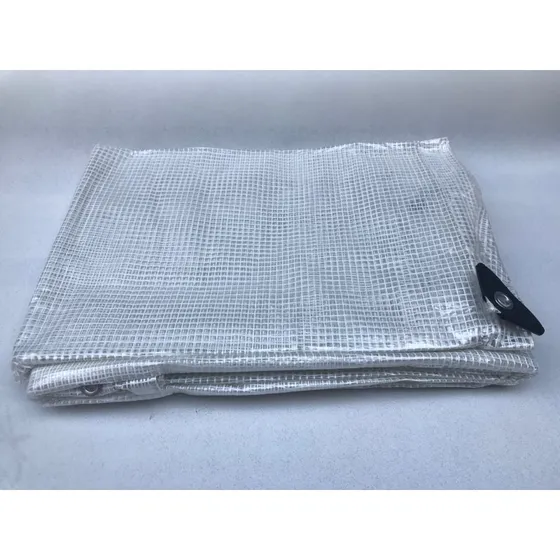 Worker Armeret Presenning, Transparent, 6x10m (60m2)