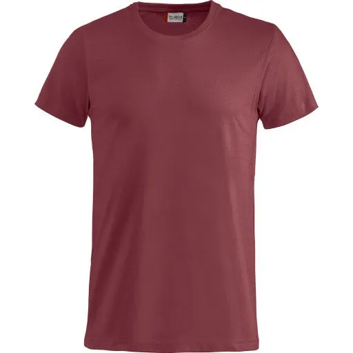 Clique Basic t-shirt, bordeaux, str. L