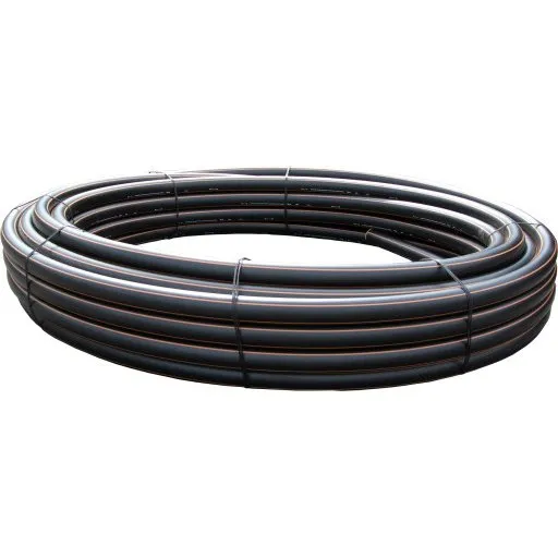 Wavin jordvarmerør 40 mm, PE80, PN6, 200 meter, sort/rød