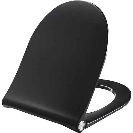 Pressalit Sway D 934 toiletsæde med soft close og lift-off, Sort