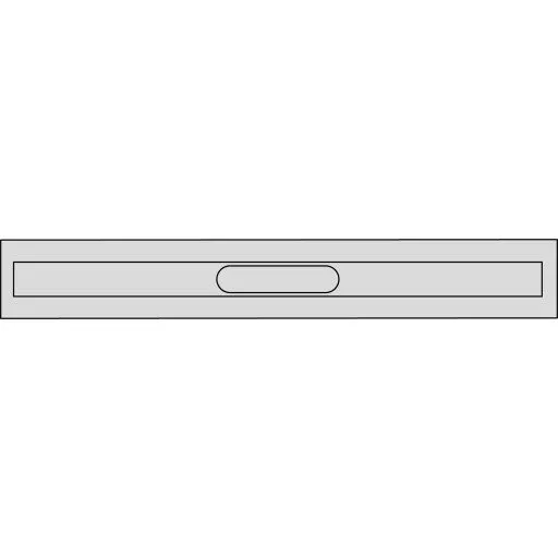 Unidrain 3004 afløbsarmatur, 1000 mm, fritliggende