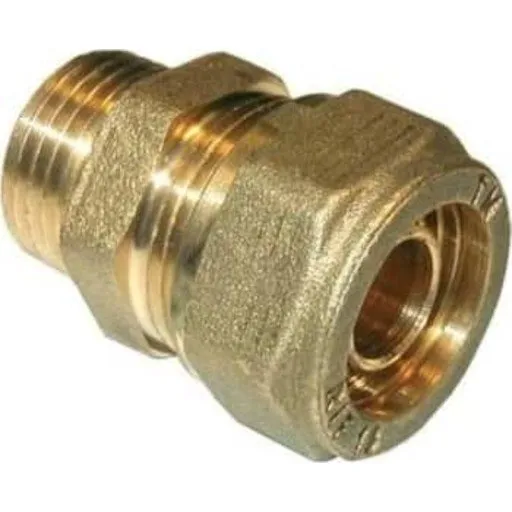 10 stk. Pex overgangsnippel, 15 mm x 3/8"