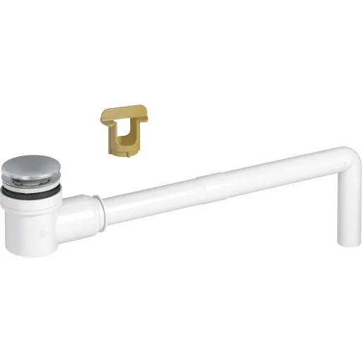 Prevex EasyClean afløbssæt til badekar, 68 cm, krom