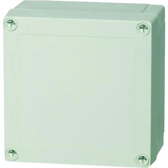 FIBOX Mnx ABS-kasse 100x100x60 mm med gråt låg