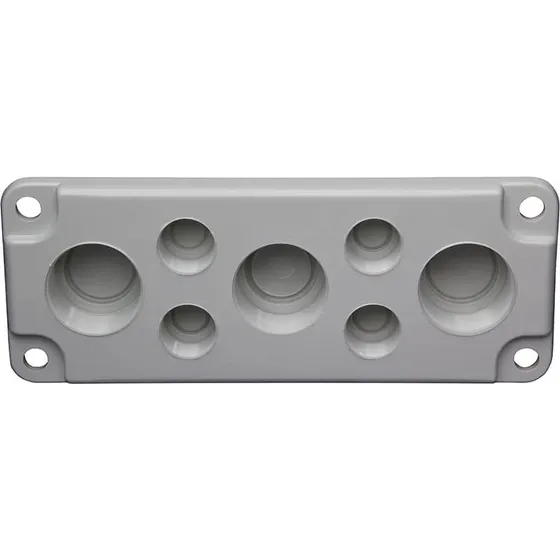 Fibox MB10017-PM Gevindflange 4xPG16 + 3xPG29