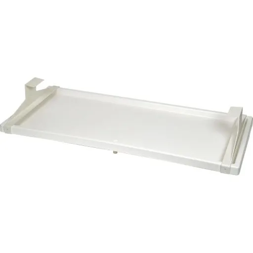 Drypbakke til varmepumpe udedel, hvid, 790 x 390 mm