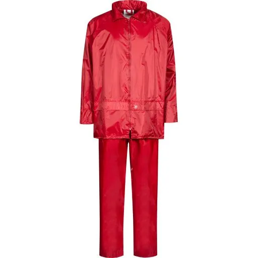 Lyngsøe Nylon regnsæt, rød, str. S