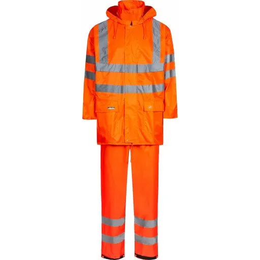 Lyngsøe Hi-Vis regnsæt, orange, str. 2XL