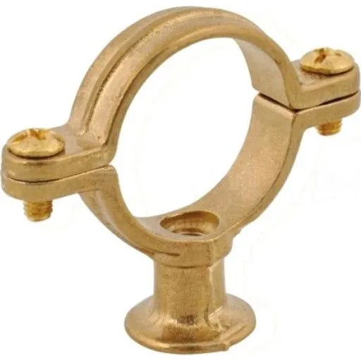 Rørbærer 22 mm i messing til 1/2" rør