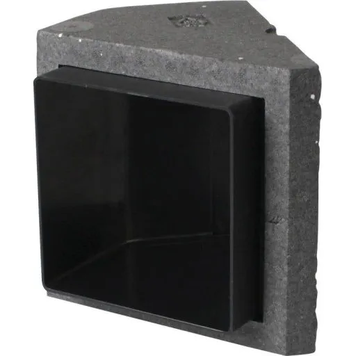 Duka isoleret 45° aftræksbøjning, 100x150 mm over lang side