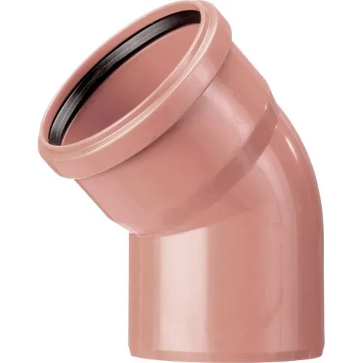 PP kloakbøjning 45 grader - 200 mm (SN8)