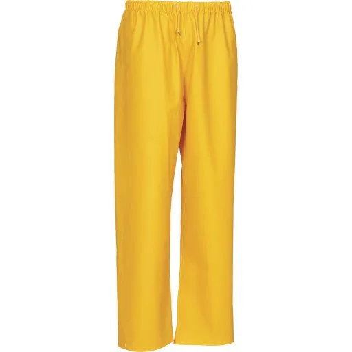 Elka Outdoor regnbukser PU/PVC, gul, str. M