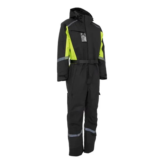 Elka Working Xtreme Vinterkedeldragt med recycled for - Sort/Fl.gul - 3XL
