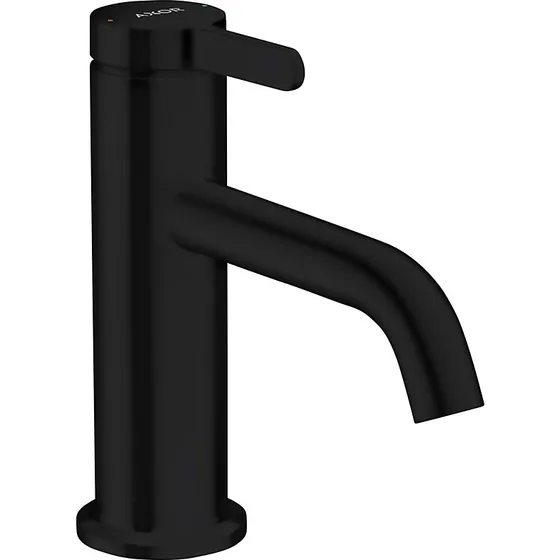Hansgrohe AXOR One håndvaskarmatur, mat sort, 130 mm