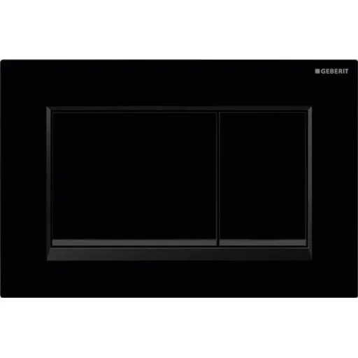 Geberit Sigma 20 Square betjeningsplade, sort/mat sort
