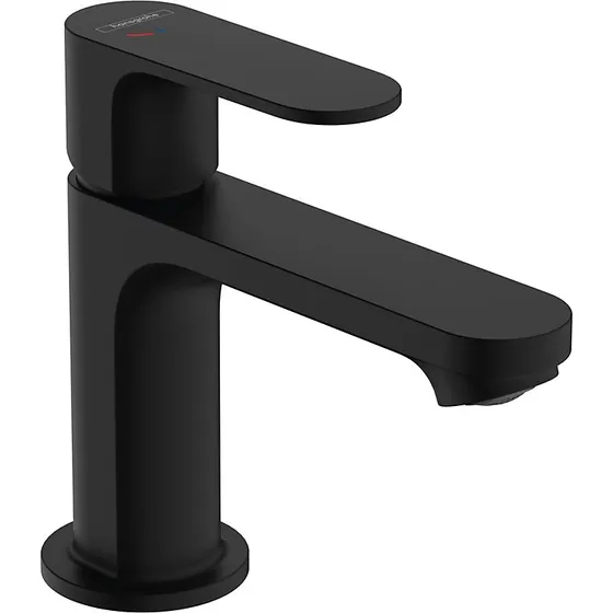 hansgrohe Rebris S 80 1-grebs armatur med CoolStart, mat sort