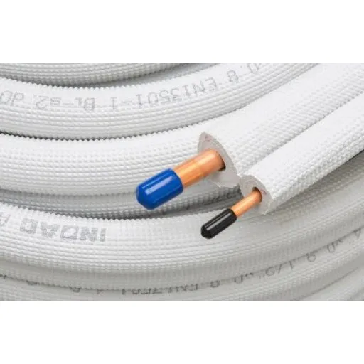 Bosch Climate 3000i Kølerør 1/4" x 3/8" - 5 meter isoleret