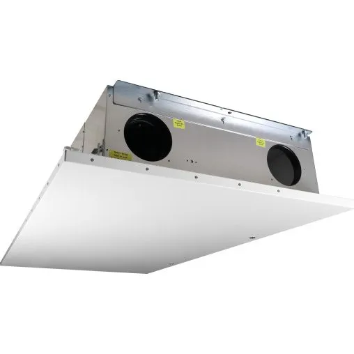 Genvex ECO 190 XL Universal bundplade til nedhængt loft, hvid