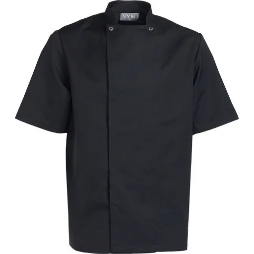 Nybo Workwear Take Away kokkejakke, sort, str. L