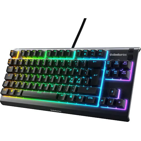 SteelSeries Apex 3 TKL gaming-tastatur – kompakt, vandafvisende, RGB