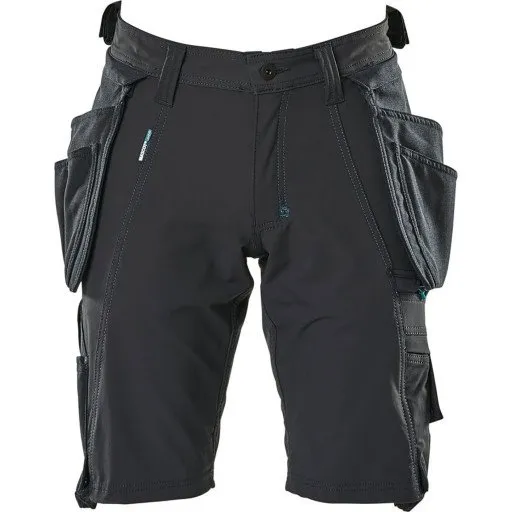Mascot Advanced håndværkershorts med stretch, marineblå, str. C66