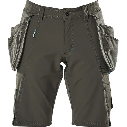 Mascot Advanced håndværkershorts med stretch, koksgrå, str. C51
