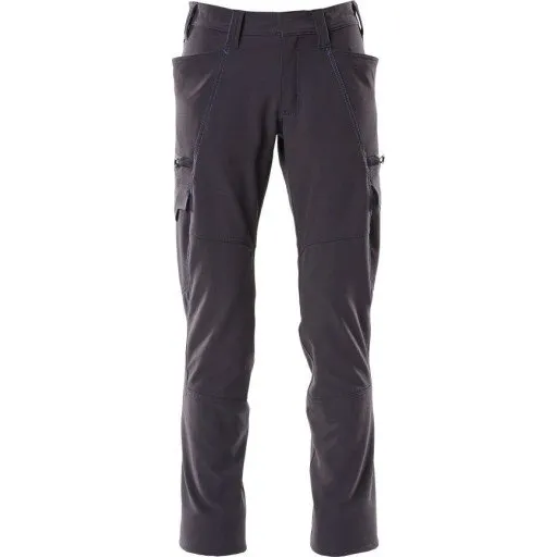 Mascot Accelerate servicebukser med full stretch, marineblå, str. 82C58