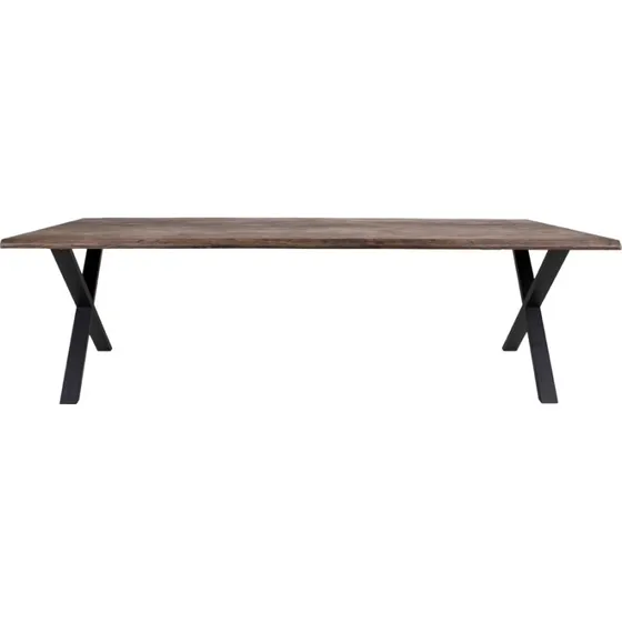 House Nordic Toulon Spisebord i Røget Olieret Eg med Bølget Kant - 300 cm