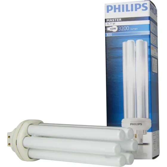 Philips MASTER PL-T 42W 830 Varm Hvid 4-pin GX24q-4