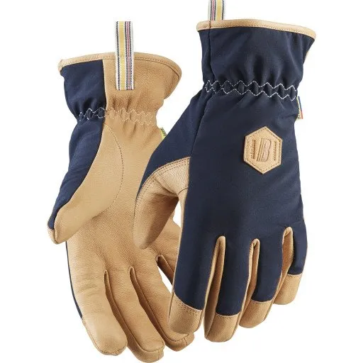 Blåkläder Workwear 9973 vinterhandsker, marineblå/brun, str. 7