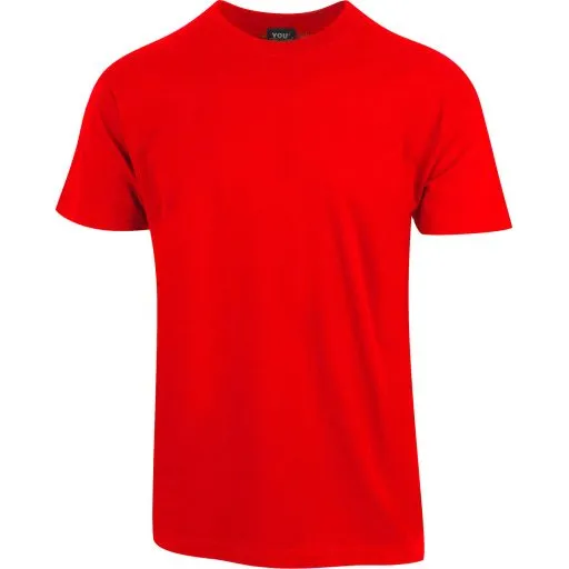 YOU Classic T-shirt, rød, str. 5XL