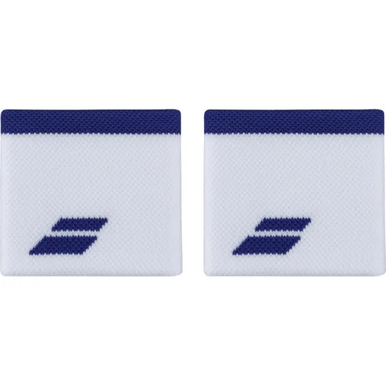 Babolat Logo Wristband - Hvid/Sodalite Blue