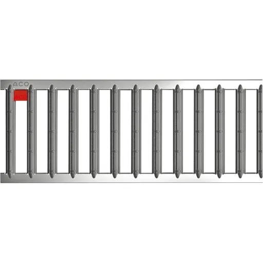 ACO Drain Self Euroline/Hexaline rist, 50 cm, galvaniseret stål