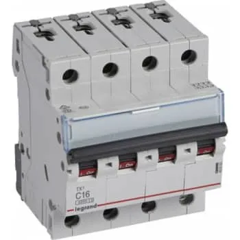 Legrand TX3 automatsikring C16 4-pol 16A 6kA
