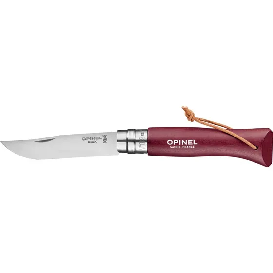 Opinel Trekking No 8 Kniv - Bordeaux