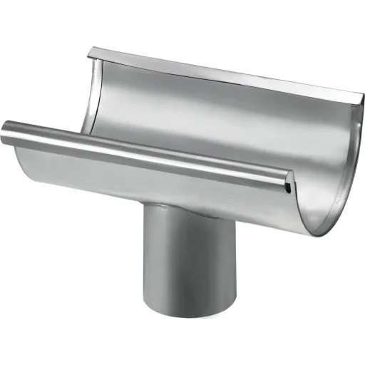VMzinc tudstykke nr. 11, 280x76 mm, til halvrund tagrende, zink