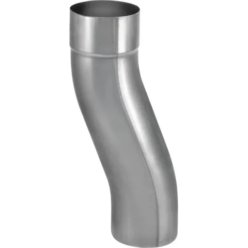 VMzinc nedførsel bøjning, Ø87 mm, zink