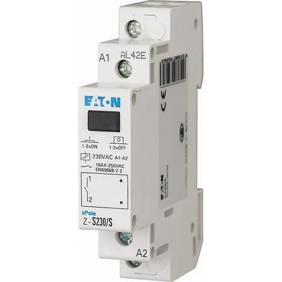 Eaton Z-S230/S Kiprelæ 230V 16A 1 NO