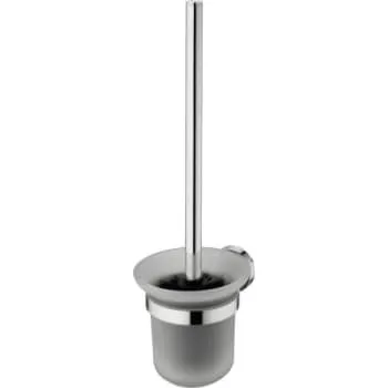 Børma IOM toiletbørste, krom/glas