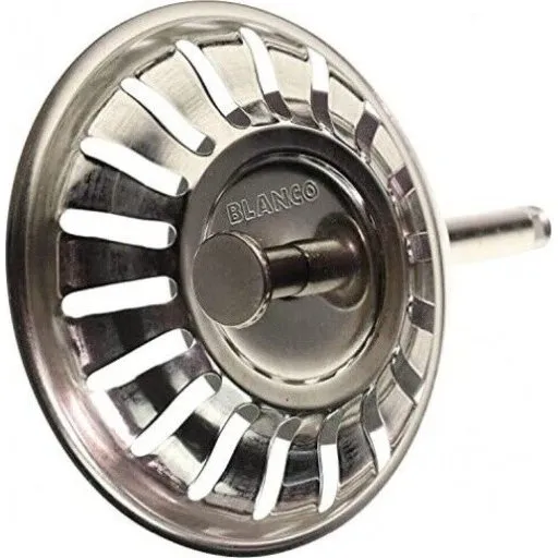 Blanco Kurveventil med skrue, Ø80 mm, 18 huller, krom
