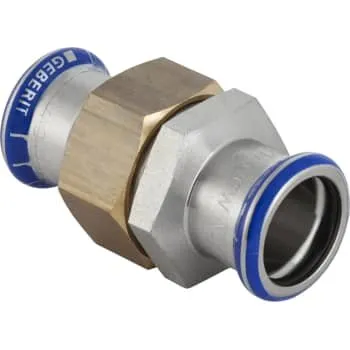 Geberit Mapress 28mm rustfri union muf/muf til drikkevand