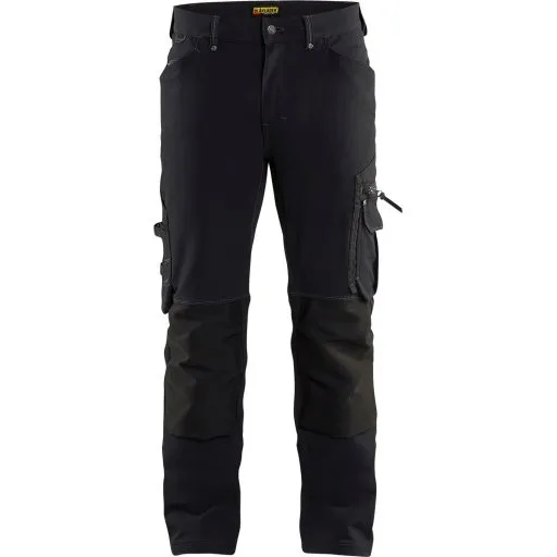 Blåkläder X1900 Håndværkerbukser, 4-vejs stretch, sort, str. C44