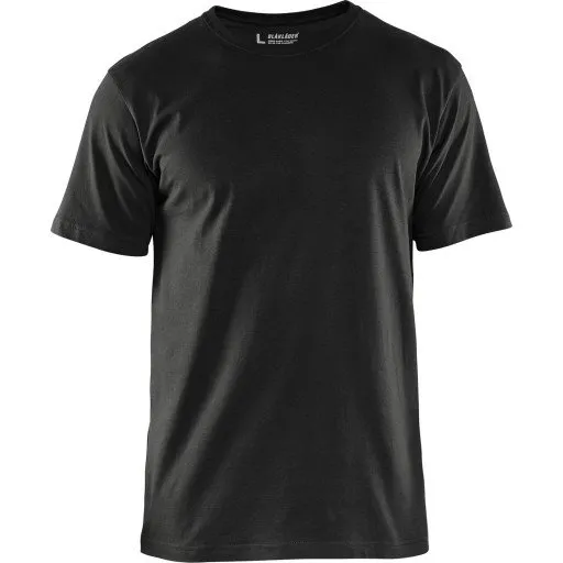 Blåkläder 3525 T-shirt med ekstra længde, sort, str. LT