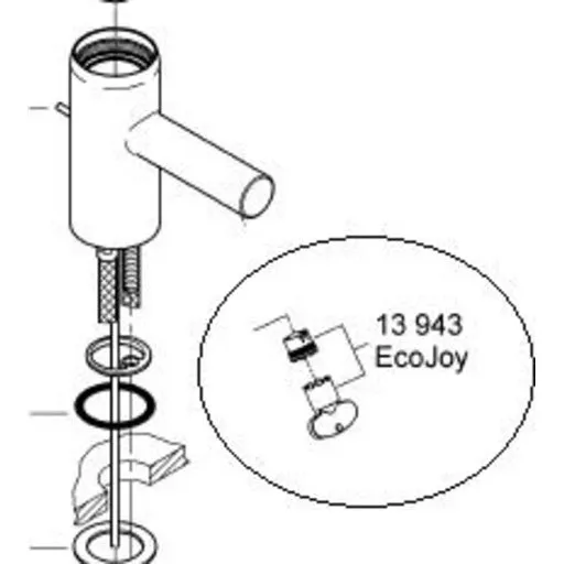 GROHE Mousseur M16,5x1 luftblander med nøgle