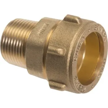 Conex Kompressions-overgangsnippel 18 mm x 3/4" til PEX og kobber