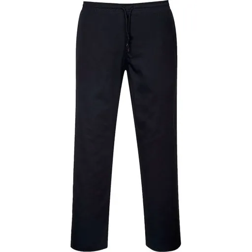 Portwest kokkebukser, sort, str. 2XL