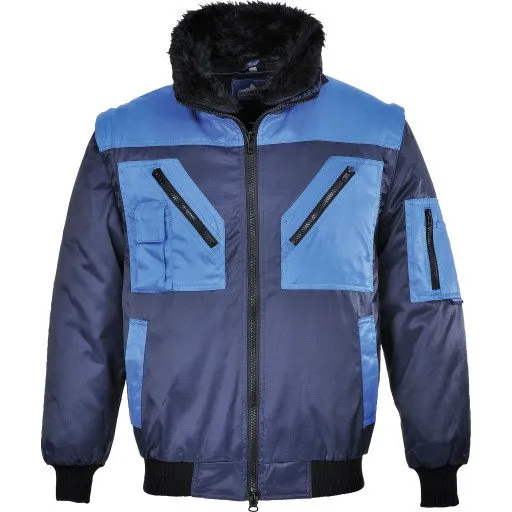 Portwest Two Tone Pilotjakke, Marineblå, XL