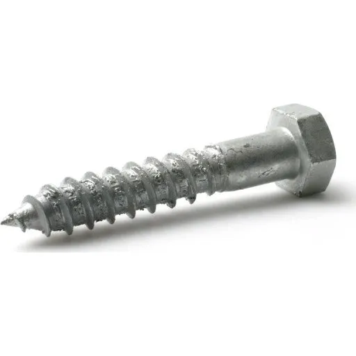 Fransk skrue 10,0 x 160/96 mm, 6-kant, varmgalvaniseret, 25 stk.