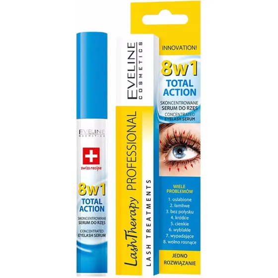 Eveline Cosmetics 8in1 Total Action Vippeserum 10 ml