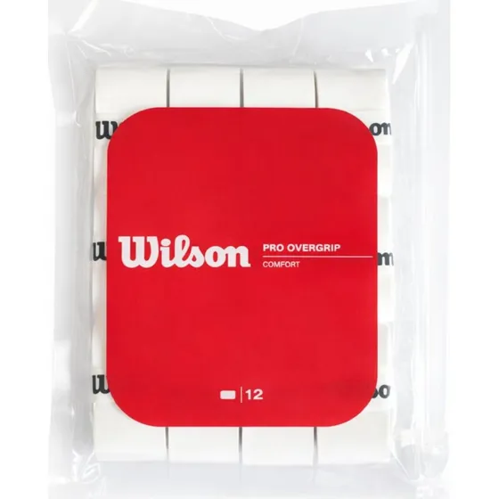 Wilson Pro Overgrip 12-pak - Hvid